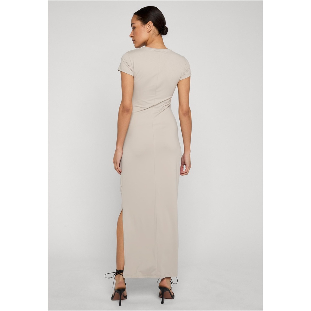 Urban Classics - Stretch Jersey Maxi lange jurk - Grijs